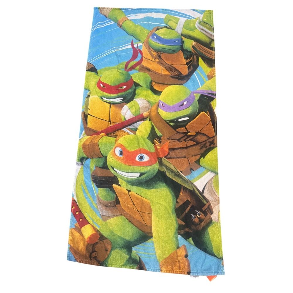 Nickelodeon TMNT Teenage Mutant Ninja Turtles Kids Beach Towel Blue 50x28